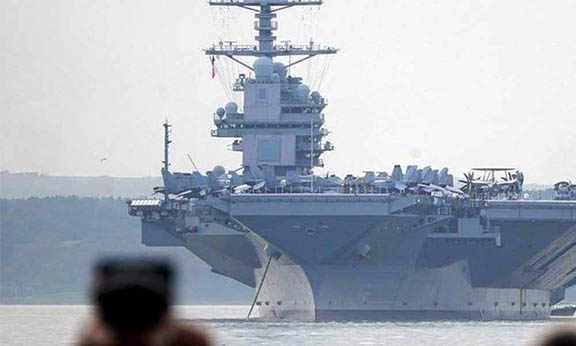 ক্যারিবীয় সাগরে যুক্তরাষ্ট্রের বিশাল যুদ্ধজাহাজবহর মোতায়েন