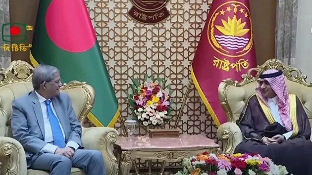 রাষ্ট্রপতির সঙ্গে সৌদির রাষ্ট্রদূতের সৌজন্য সাক্ষাৎ