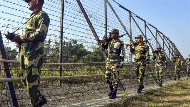 সিলেট সীমান্তে কারফিউ জারি ভারতের 