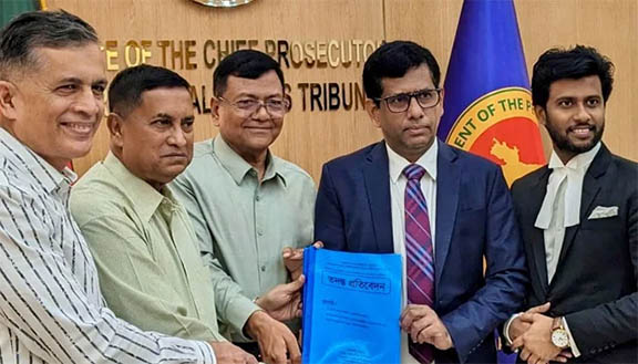 শেখ হাসিনাসহ ৩ জনের বিরুদ্ধে প্রসিকিউশনে তদন্ত প্রতিবেদন দাখিল