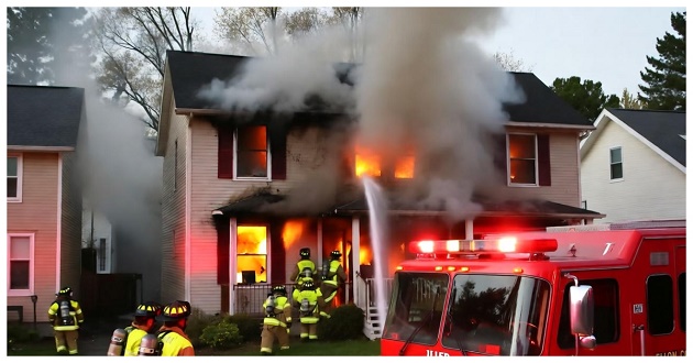 হ্যালোইনের রাতে ভয়াবহ আগুনে প্রাণ গেল পাঁচজনের