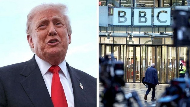 বিবিসির বিরুদ্ধে ৫০০ কোটি ডলারের মামলা ট্রাম্পের