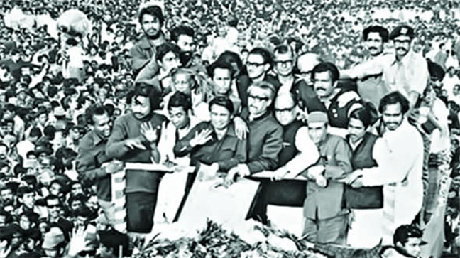 বঙ্গবন্ধুর স্বদেশ প্রত্যাবর্তন দিবস আজ