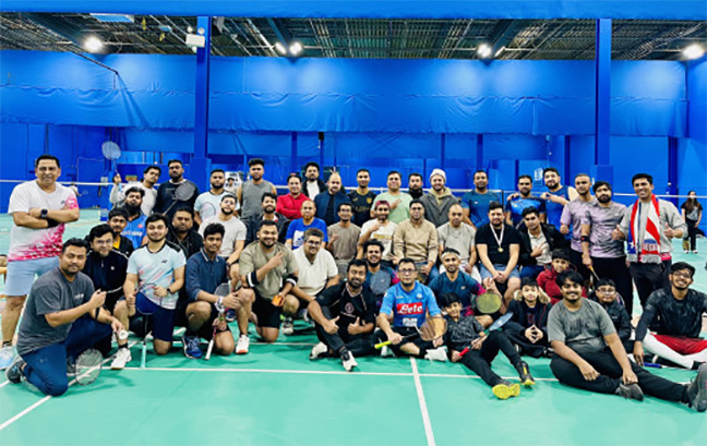 রনকনকোমায় ব্যাডমিন্টন চ্যাম্পিয়নশিপে প্রবাসী খেলোয়াড়দের জমজমাট আসর