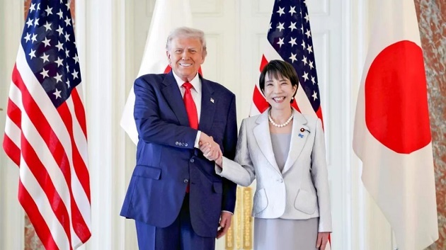 জাপানে জাতীয় নির্বাচন, সানায়ে তাকাইচিকে ট্রাম্পের পূর্ণ সমর্থন