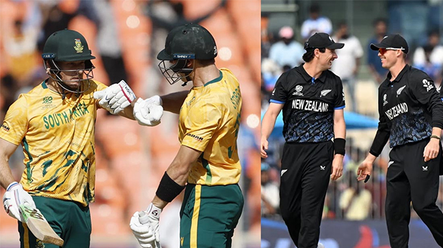 সুপার এইট নিশ্চিতের লক্ষ্যে মাঠে নামছে নিউজিল্যান্ড ও দক্ষিণ আফ্রিকা