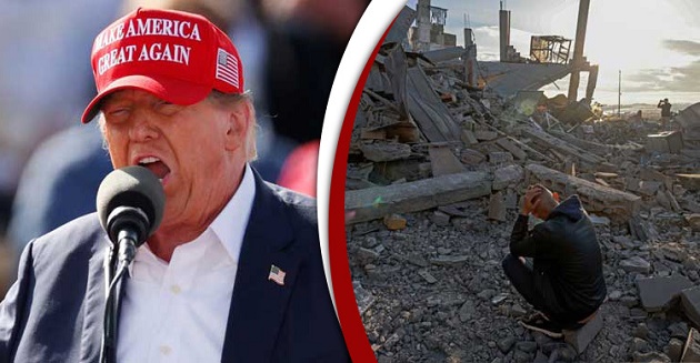 গাজায় বিশাল সামরিক ঘাঁটি বানাতে চান ট্রাম্প