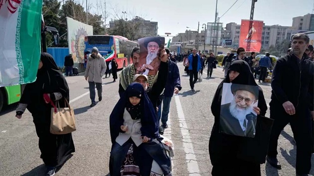 খামেনির স্মরণে ইরানজুড়ে শোক মিছিল