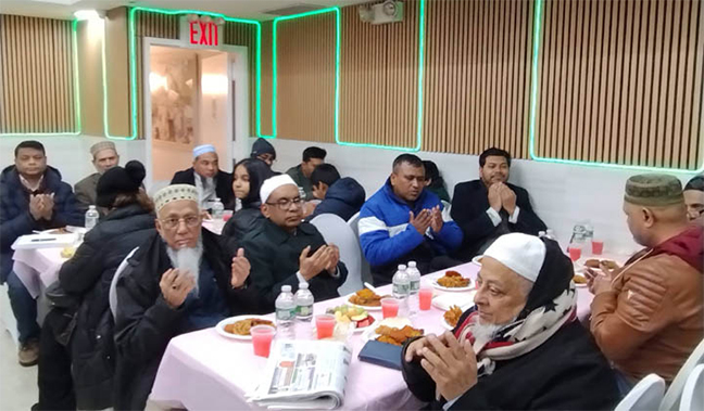 নিউইয়র্কে বাংলাদেশ ল’ সোসাইটি ইউএসএর ইফতার মাহফিল