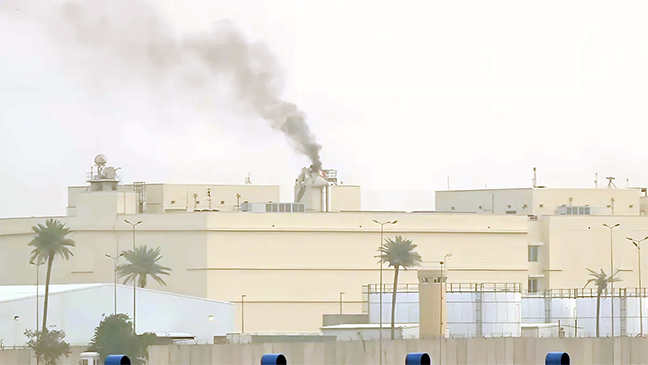 ইরাকে মার্কিন দূতাবাসে ক্ষেপণাস্ত্র হামলা