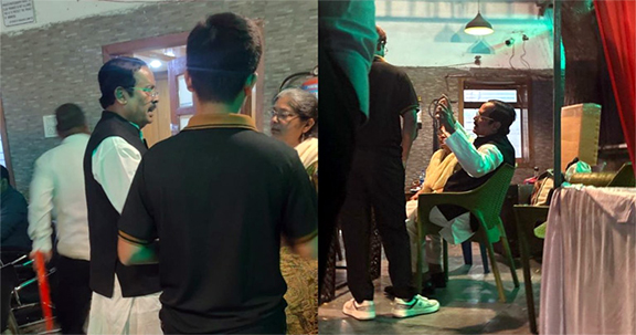 দিল্লিতে প্রকাশ্য বৈঠকে জাহাঙ্গীর কবির নানকসহ আ.লীগ নেতারা