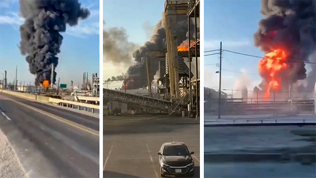 যুক্তরাষ্ট্রের টেক্সাসে তেল শোধনাগারে ভয়াবহ বিস্ফোরণ