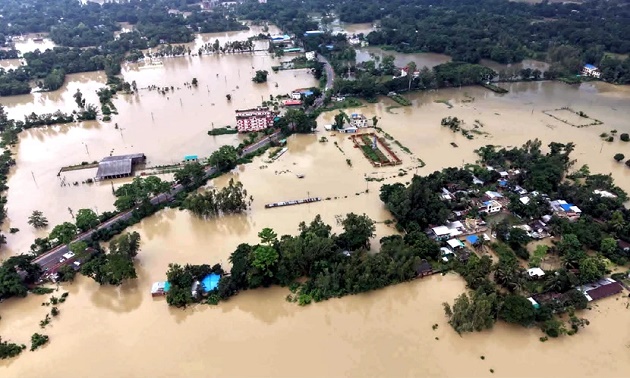 চট্টগ্রামে সাড়ে ৭ লাখ মানুষ পানিবন্দি