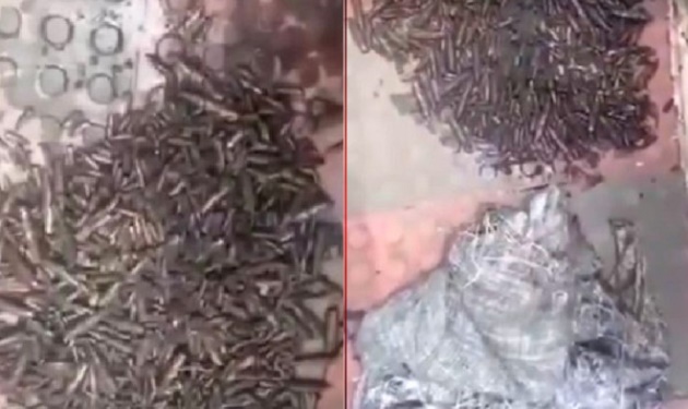 চট্টগ্রামে নালা থেকে ১৩৫০ বুলেট উদ্ধার