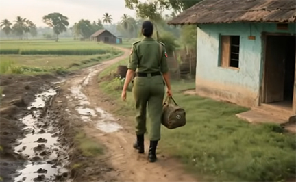 আর্মি মেজরকে সাধারন মেয়ে ভেবে...........